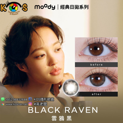 moody 1 Day Classic Black Raven 雲鴉黑 moody 1 Day Classic Black Raven 雲鴉黑